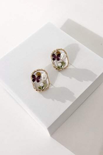 New Obsessions Mineli Spring Pearl Branch Women's Earrings