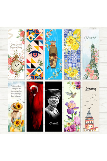 Bimotif Set of 10 Mixed Bookmarks