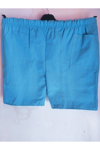 butikdünyası Shorts Linen Fabric Cotton Lace-Up with Pocket (Xx L) Size