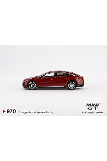 mini gt Mercedes-Benz EQS 580 4MATIC Red Metallic 970