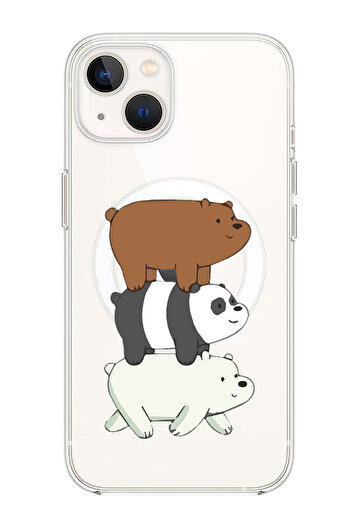 Theodor Case for iPhone 14 6.1-inch Compatible with MagSafe, Shockproof Phone Bumper Cover Three P&a