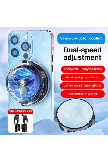 erorex Phone Cooler Gaming Streaming Radiator Semiconductor Cooling Cell Phone Cooling Fan Portable Phone