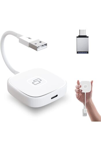 erorex Carmirror Carplay Adapter, Apple Wired Carplay Converter Carplay Cable, Plug&Play, Real-Time