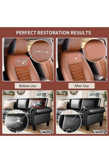 erorex Self Adhesive Leather Repair Patch Tape, 3X60 Inch Leather Repairs Tape, Leather Patches Furniture,