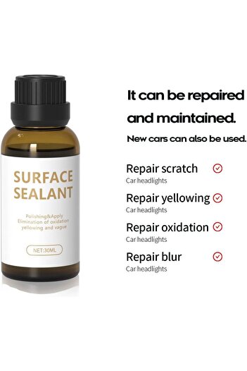 erorex Headlight Restoration Kit, Automotive Headlight Cleaner Restorer Kit Clear Coat, Car Headlight Lens