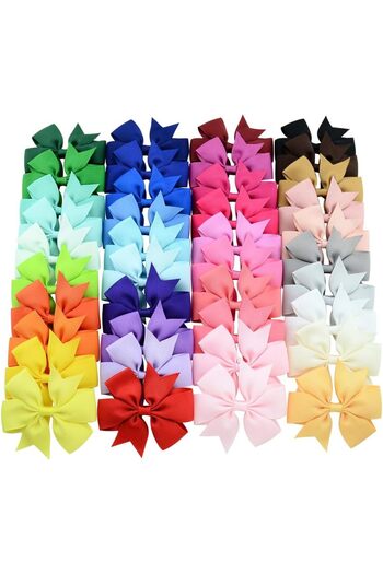 erorex 40 Piece Girls Kids Ribbon Hairpin