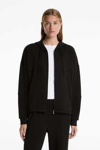 Oysho Hooded jacket with soft-touch modal