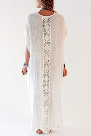 erorex Women'S Long Kaftan Maxi Bohemian Dress Beach Coverup Robe Roomy Kimono One Size Loungewear