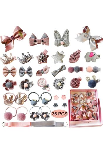 erorex Baby Girl'S Hair Clips Cute Hair Bows Baby Elastic Hair Ties Hair Accessories Ponytail Holder