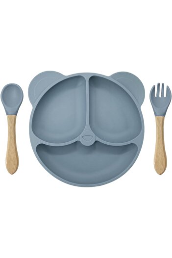 erorex Baby Feeding Set Baby Led Weaning Supplies Baby Tableware Set Spoon Fork Food Grade Silicone
