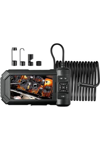 erorex Industrial Borescope Camera Light, 4.3'' Lcd Screen Hd Digital Snake Handheld Waterproof Sewer