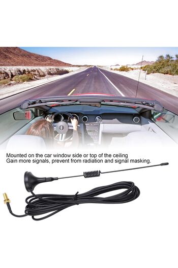 erorex Magnetic Mount Antenna Base Kenwood Car High Gain Sma Female Adapter Bracket 20Cm Long Uhf