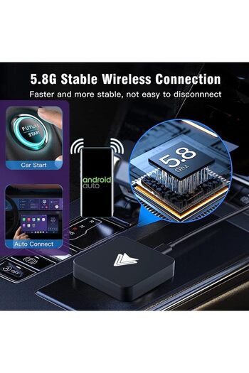 erorex Android Auto Adapter Oem Wired Cars, Convert Factory Wired Wireless, Plug Play Supports Usb Type-C
