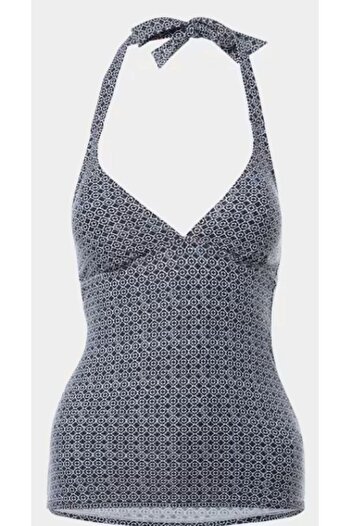 Esprit Tankini Top for Women – Esprit, 36, grey with patterns, with sponge