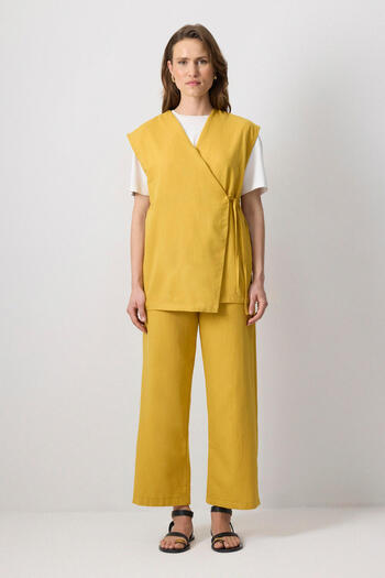 Touché Privé Natural Textured Double-Breasted Vest and Pants Suit