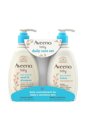 AVEENO Daily care set for children, each pack 354 ml + 354 ml