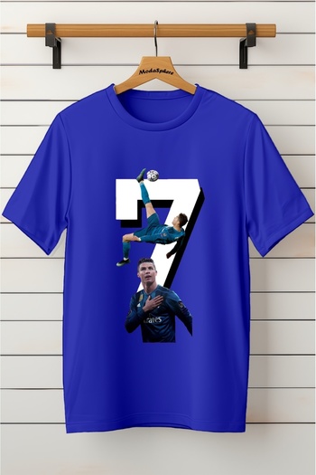 AR&YOS Tricou oversize unisex cu imprimeu RONALDO