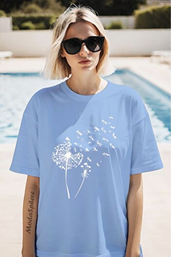AR&YOS Printed Unisex Oversize T-Shirt