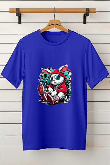 AR&YOS Printed Unisex Oversize T-Shirt Oversize