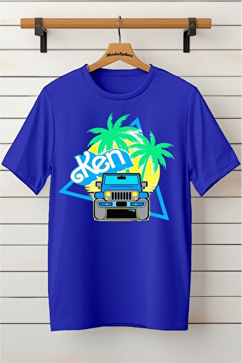 AR&YOS Printed Unisex Oversize T-Shirt Oversize