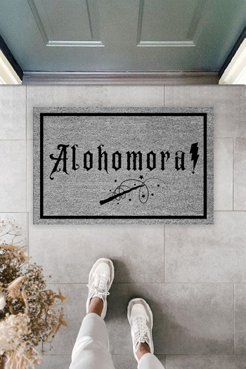 Dormot Modern Digital Printing Popular Grey Harry Potter Alohomora 70X45Cm Door Mat