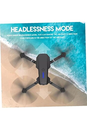 Generic E88 Pro Foldable Drone with 4K HD Dual Camera, WiFi FPV Transmission, Headless Mode, Altitude Ho