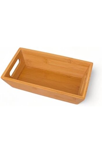 STOREMAX Sellbuyst Deconox Bamboo Bread Basket 23X13X7Cm, Bamboo Bread Holder, Bamboo Bread Serving Tray Trendy 266450