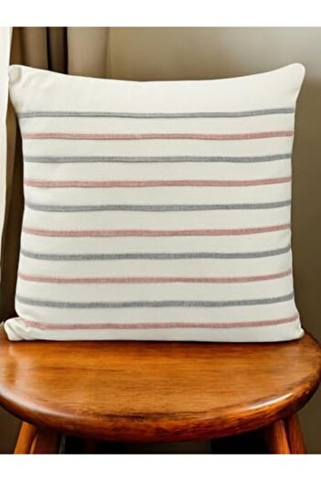 STOREMAX Snshop Bohemian Style Linen-Cotton Line Patterned 45X45 Throw Pillow Case 467437