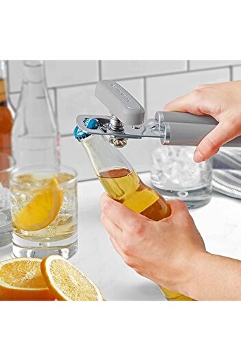 STOREMAX Snshop Classic Multifunctional Can Opener/Bottle Opener, 21 Cm, Gray 467437