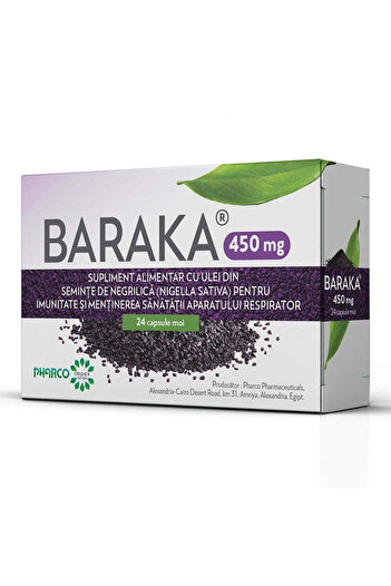Pharco Baraka, 450mg, 24 Capsule,