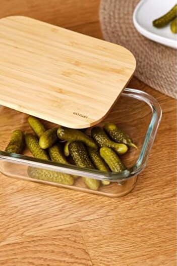 STOREMAX Sellbuyst Naturel 640 ml Borosilicate Storage Container Trendy 266450
