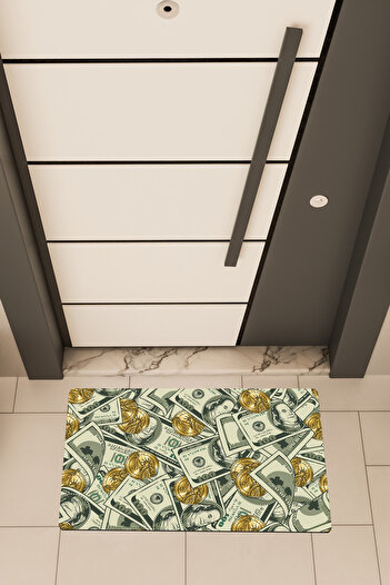 Dormot High Quality Digital Printing, Dollars Themed Door Mat