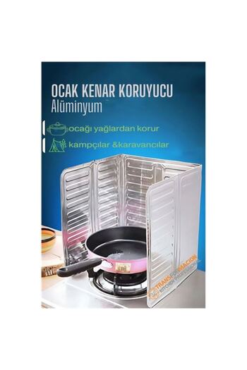 ModaCar Stove Edge Protector Aluminum Sheet - Home Camping Caravan Stove Protector