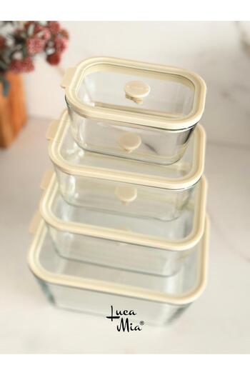 Luca Mia Fresca Vacuum Storage Container (470 - 800 - 1380 - 2600 ml Set)