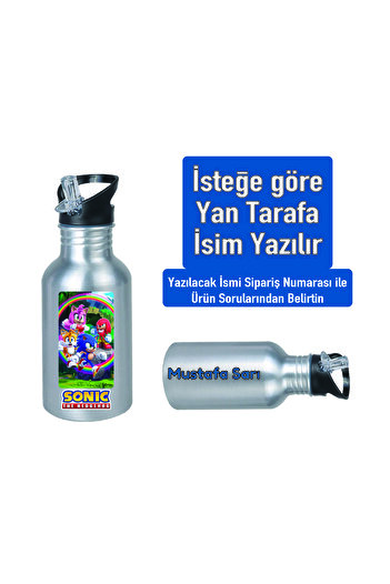 DKDZ SHOP Soniccc Printed Metal Straw 600ml. Suluk