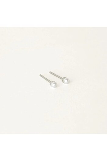 Farma Bijoux Medical Bead Hoop | 3mm White Embellished with Swarovski® Crystals