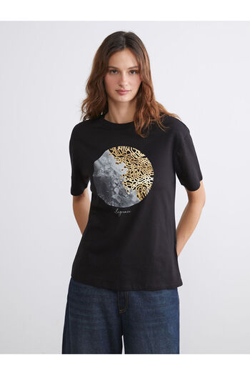 LC Waikiki Create Your Style from Uzg Store |   Crew Neck Printed Oversize Women's T-Shirt