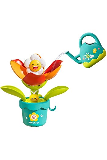 erorex Toddler Baby Bath Toy Baby Bath Toy Flower Watering Can Pool Bath Tub Toy Strong Suction Attach Any