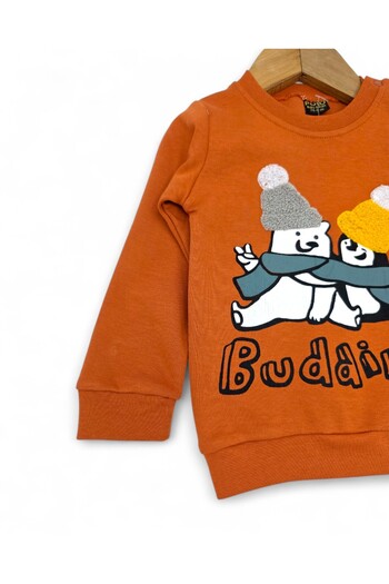 voyyo kids baby Baby Boy Seasonal Penguin Printed 100% Cotton 2-Piece Bottom Top Baby Boy Set