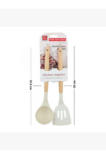 rexa 2-piece silicone cooking utensil set