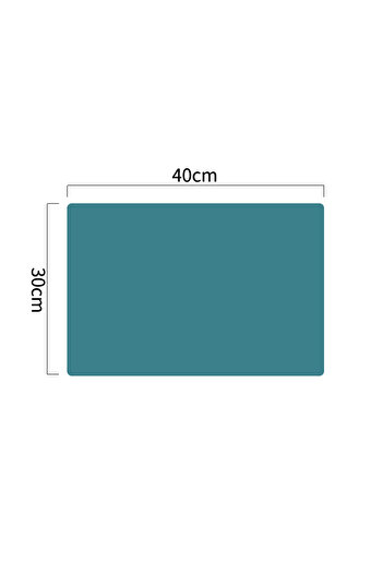 Choice1 1Pcs 40x30cm Green 60/40cm Oversized Food Grade Silicone Waterproof Placemat Heat Insulation Anti-Sk
