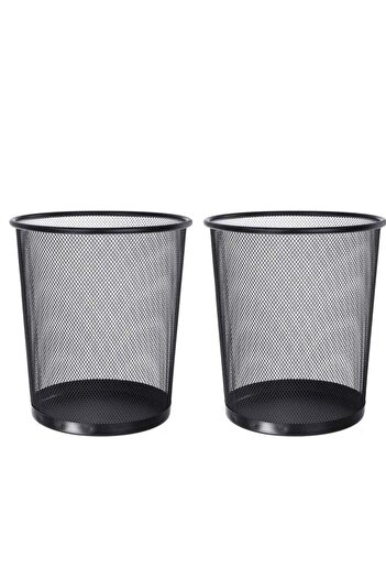 co arma 2-Piece Round Mash Waste Basket Trash