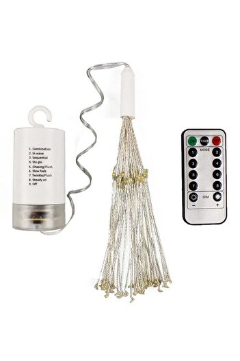 Generic Explosion Ball Fireworks Copper Wire String LED Light With Remote Control