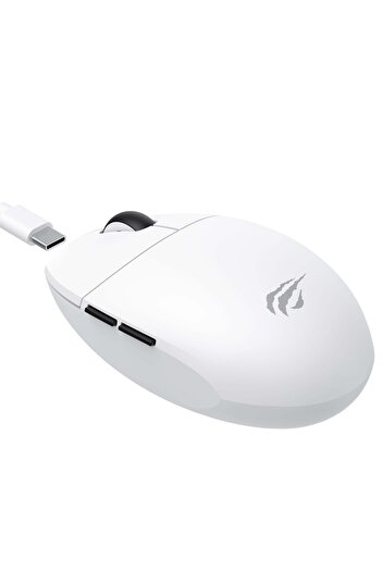 Havit Wireless Gaming Mouse 2.4GHz, DPI 7400, Battery 500mAh, MS1039W, White