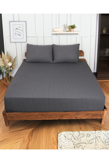 AKN Super Thick Battal Size 180X200 155 Gr/M² Combed Cotton Elastic Sheet