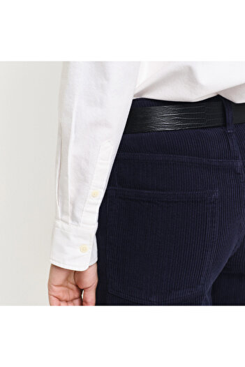 Gant Kadın Beyaz Regular Fit Düğmeli Yaka Oxford Gömlek