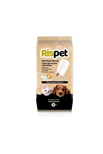 Rispet Mănuși de curățare pentru animale de companie - pachet de 8 bucăți