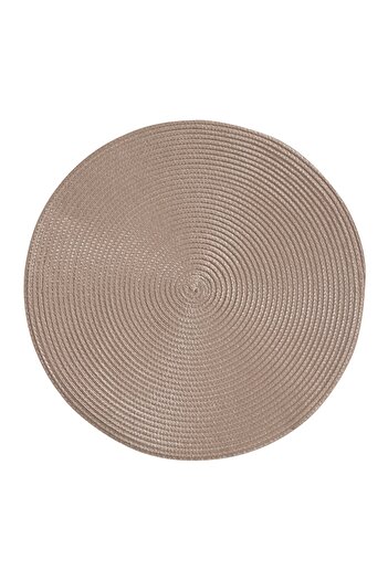 Mudo Concept MONOMAT YUVARLAK AMERİKAN SERVİSİ 38 CM TAUPE
