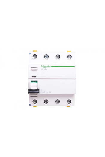 SCHNEIDER 4P 40A 0.1A differential circuit breaker type A iID A9Z22440