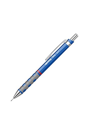Rotring Creion mecanic Tikky Rotring, material plastic, culoare albastru, mină 0,7 mm, cu radieră